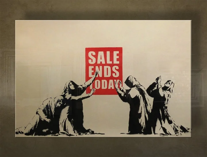 Obraz Banksy – Výpredaj končí dnes (Sale Ends Today) – náhľad 2