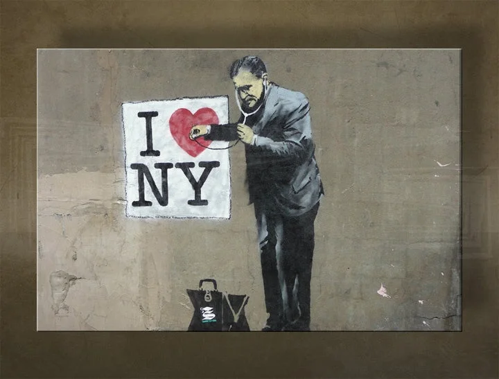 Obraz Banksy – Lekár a srdce New Yorku (I Love NY Doctor) – náhľad 2